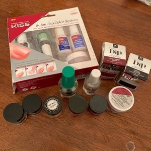 Dip nail kit with electric filer
